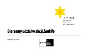 oficjalne logo akcji Żonkile z Muzeum Polin